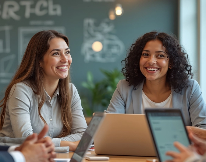 imagem de pessoas ao trabalho